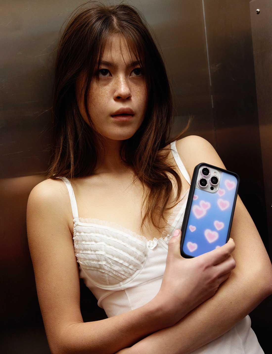 Dreamy Hearts iPhone Case