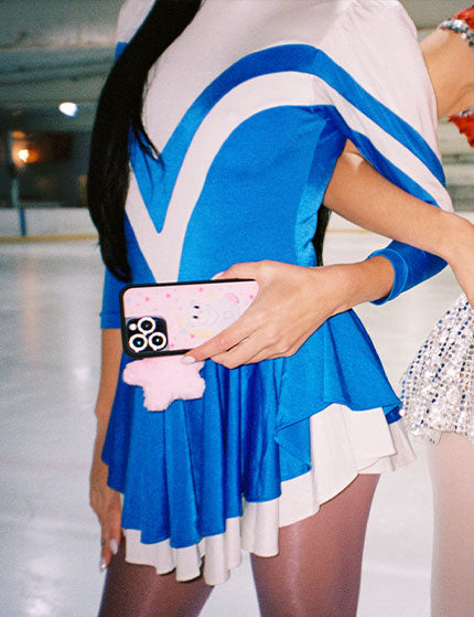 Fluffy Star Charm | Pink