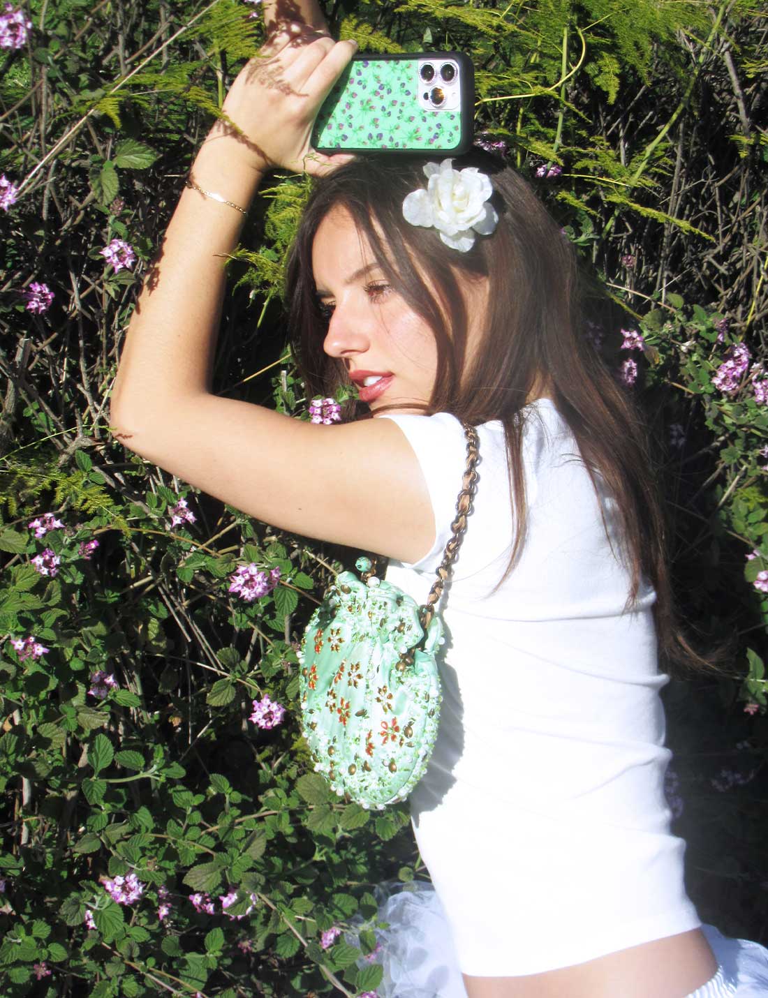 Posie Rosie | Purple iPhone Case