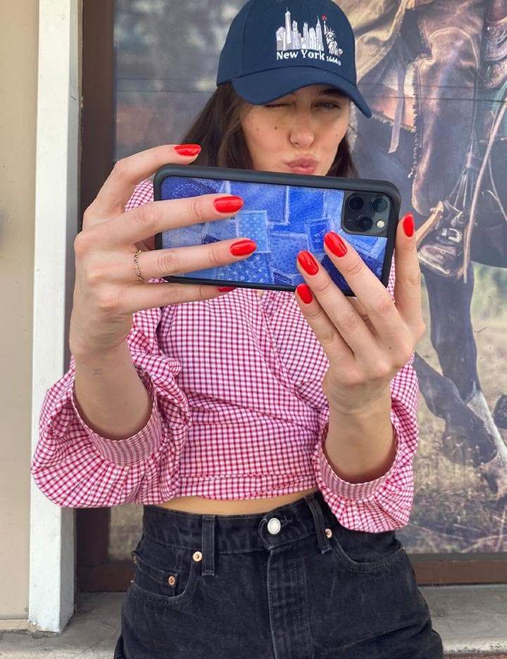 Vintage Denim iPhone Case