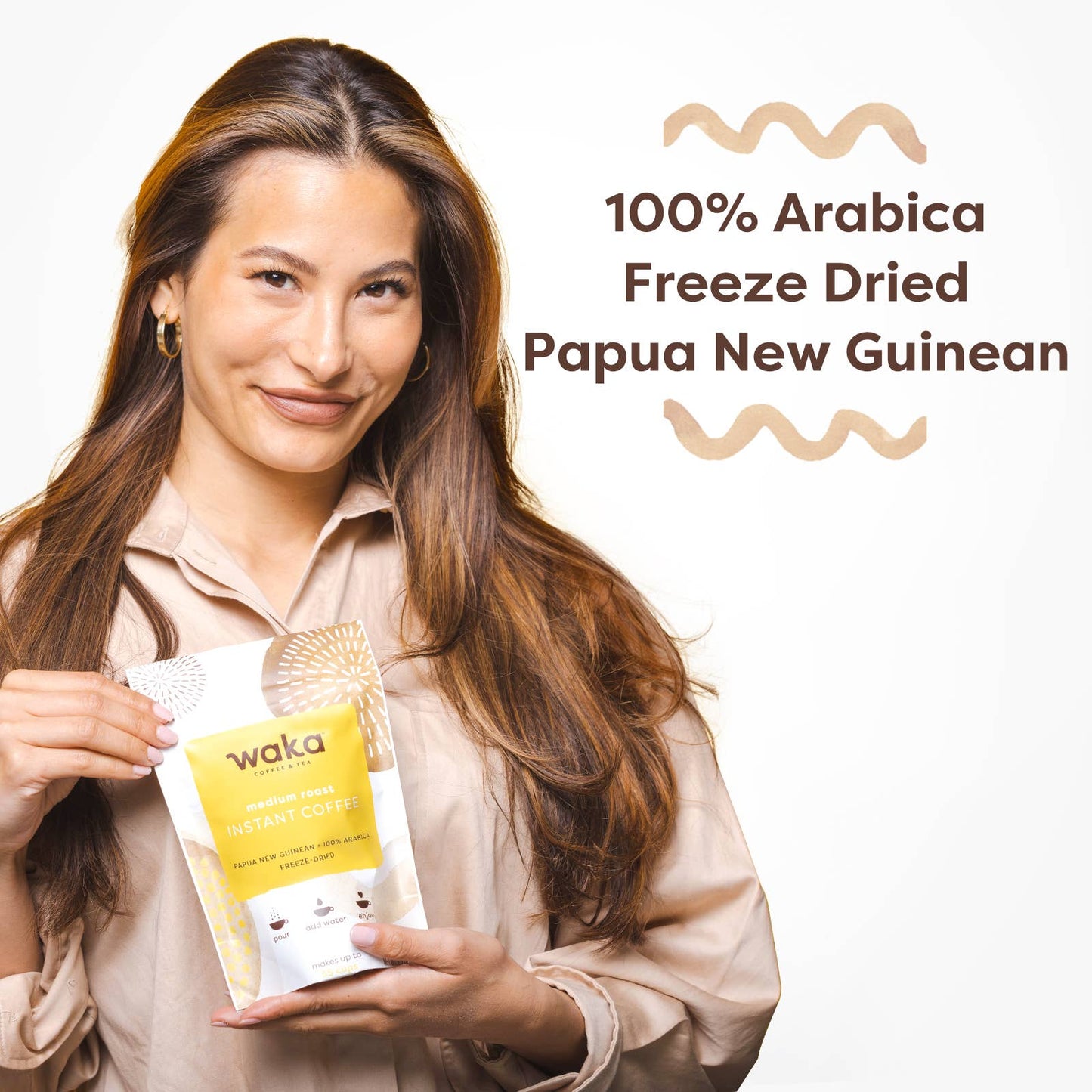 Medium-Strong Papua New Guinean Instant Coffee 3.5 oz Bag