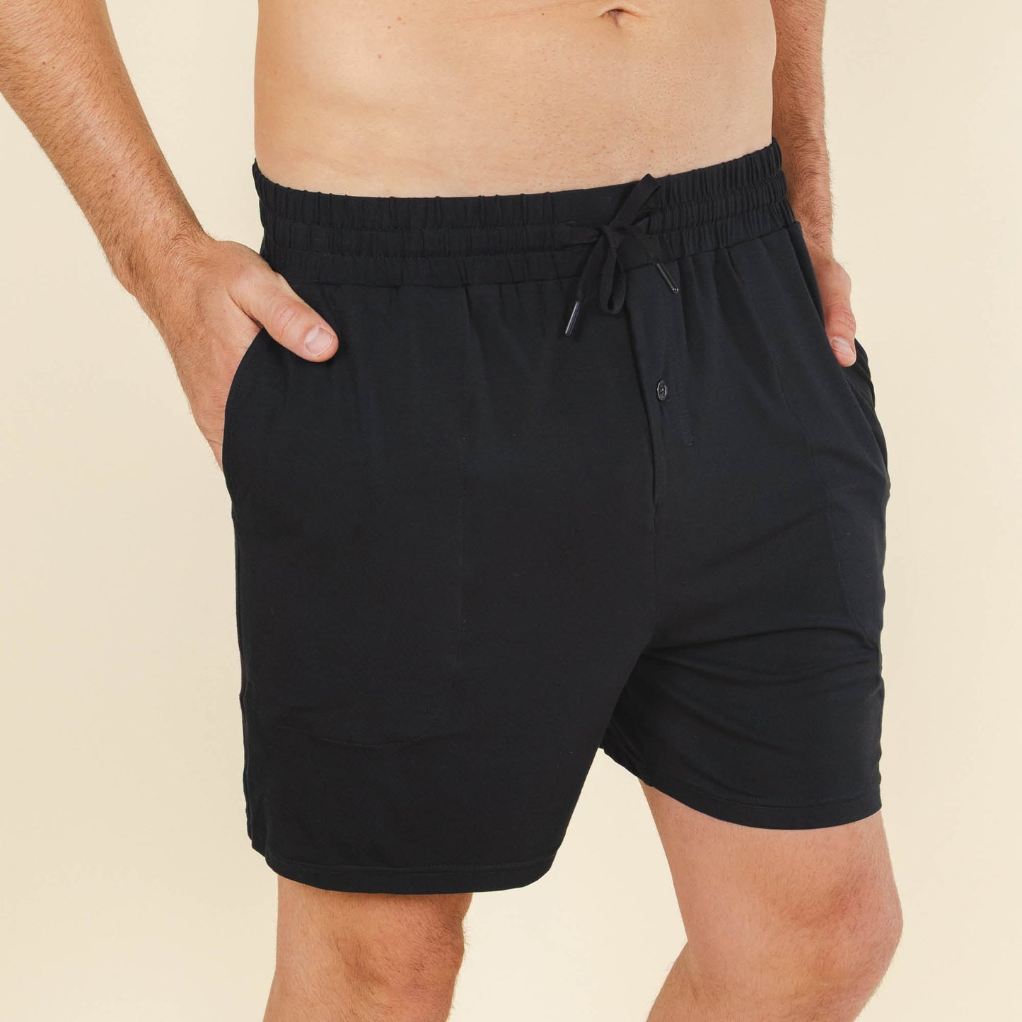 The Threat Level Midnight | Black SleepDeep™ Men’s Pajama Shorts