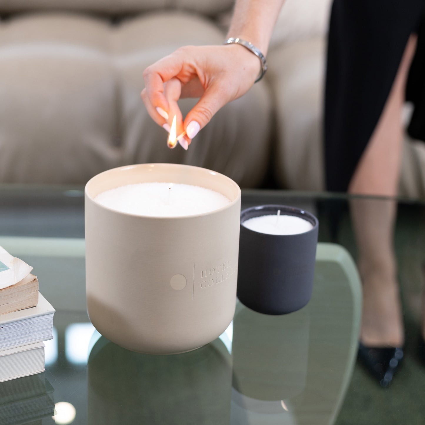 Petite Ceramic Sand Wax Set