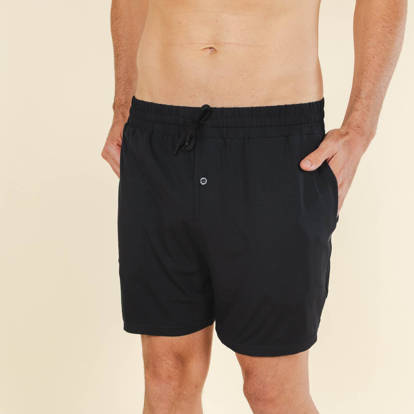 The Threat Level Midnight | Black SleepDeep™ Men’s Pajama Shorts