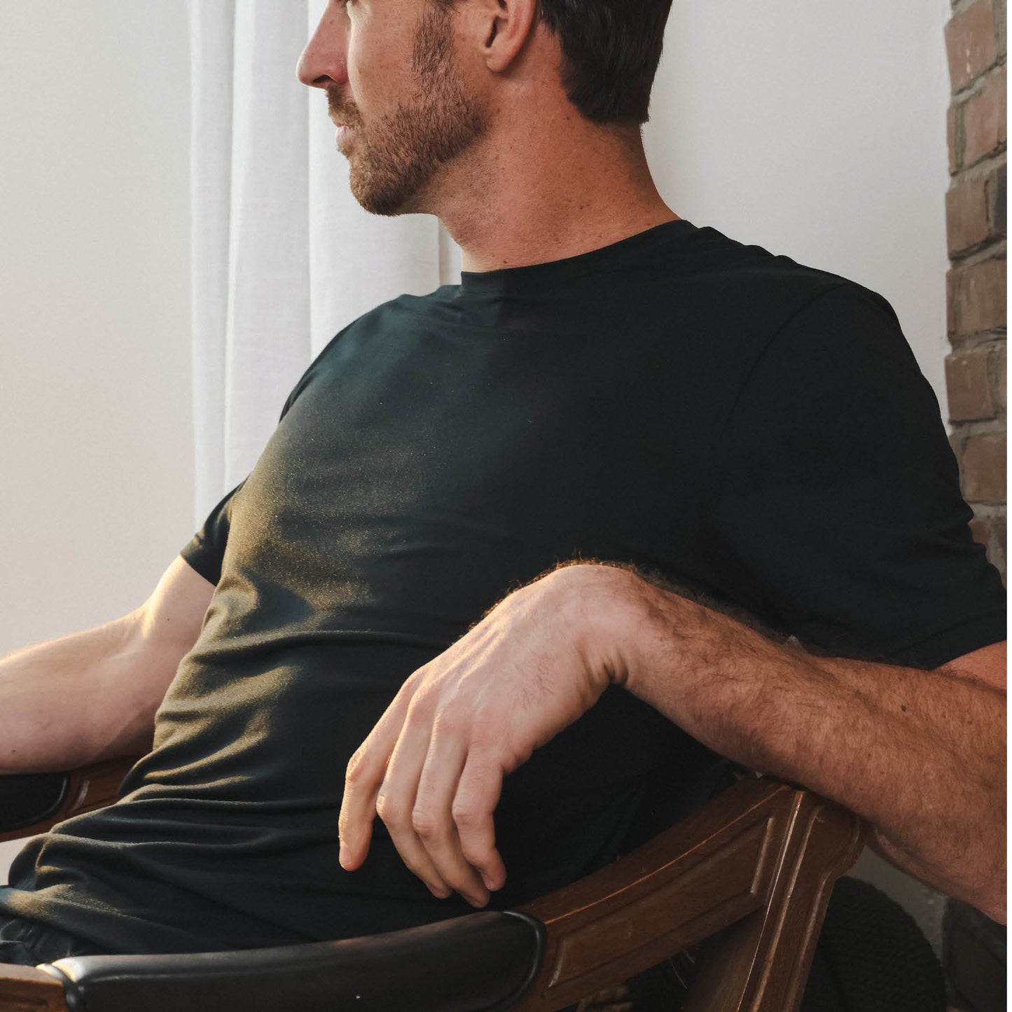 The Threat Level Midnight | Black SleepDeep™ Men’s Pajama Shirt