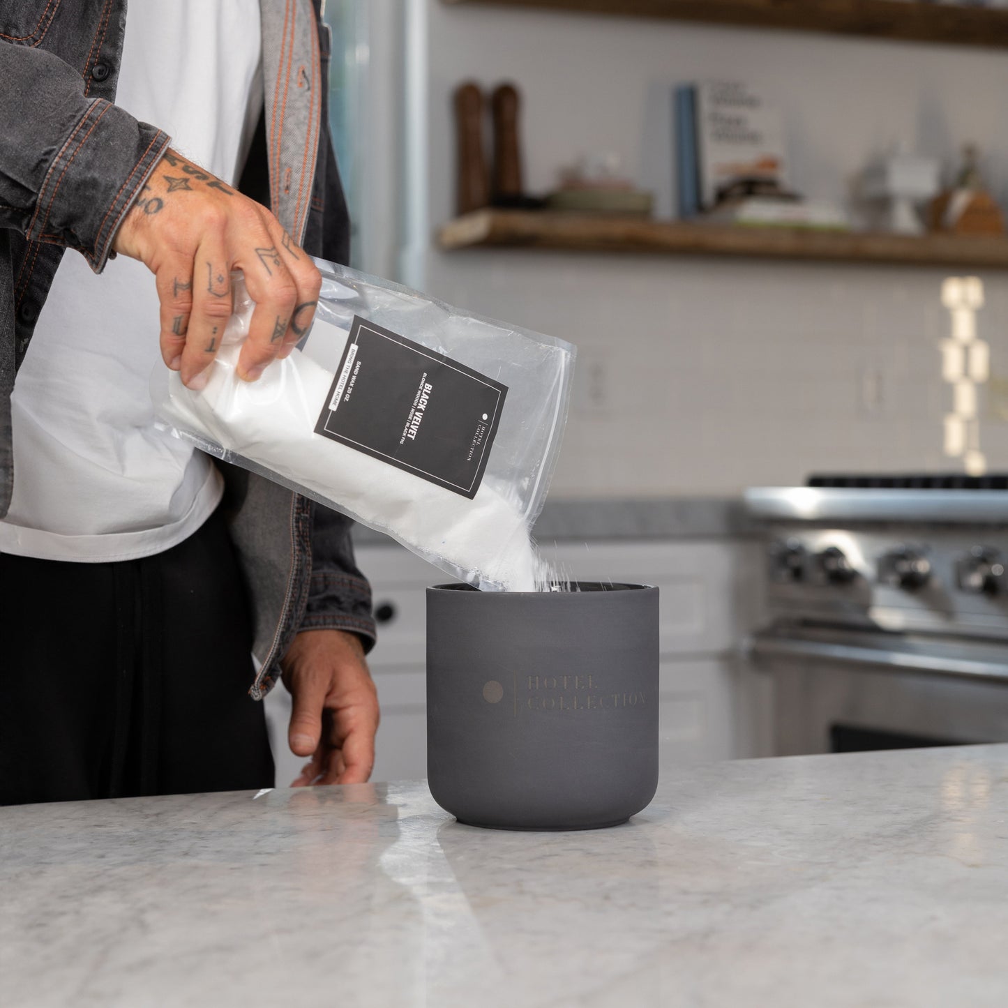 Grande Ceramic Sand Wax Set