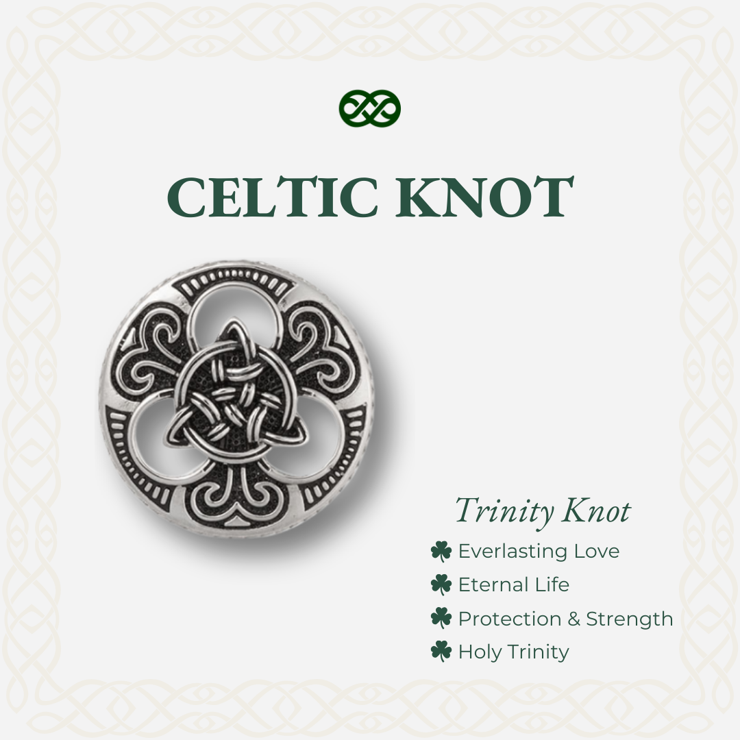 Celtic Knot™ Stainless Steel Men's Cuban Necklace