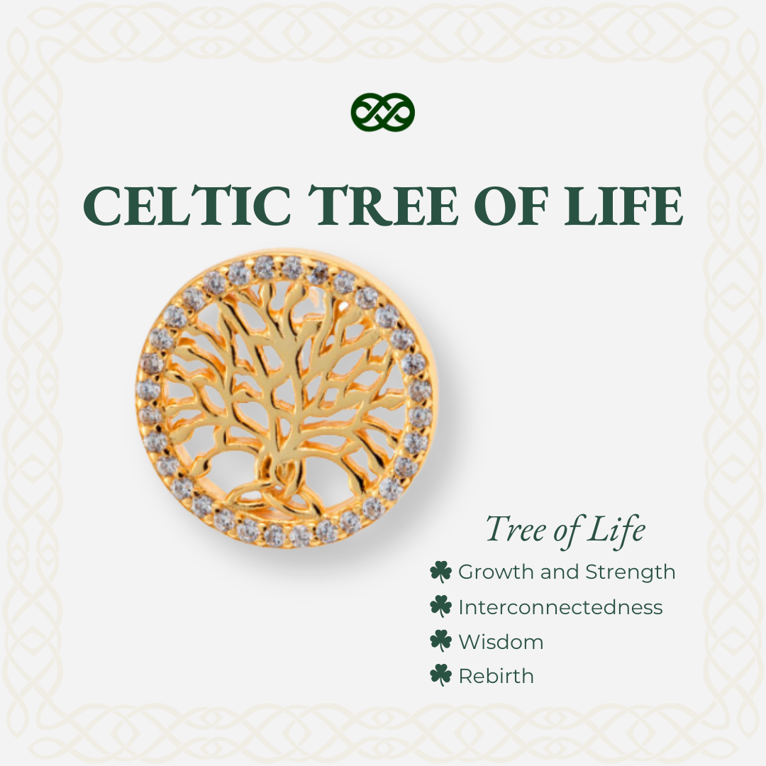 Celtic Tree of Life™ 18K Yellow Gold Diamond Pendant