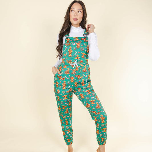 The Ginger Rail | Gingerbread Women's Pajamaralls®