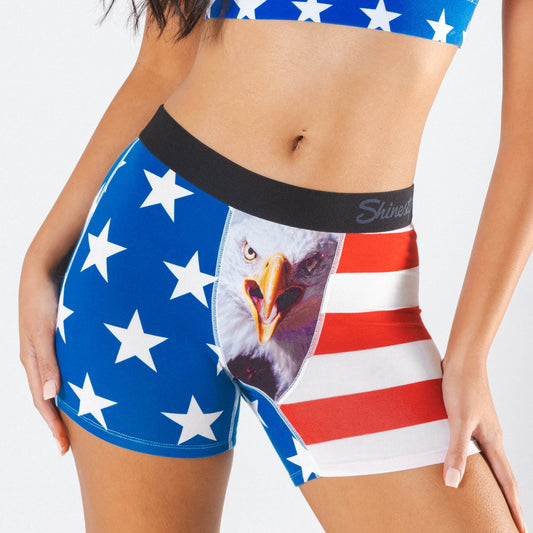 The Mascot | American Flag Women’s Boxers