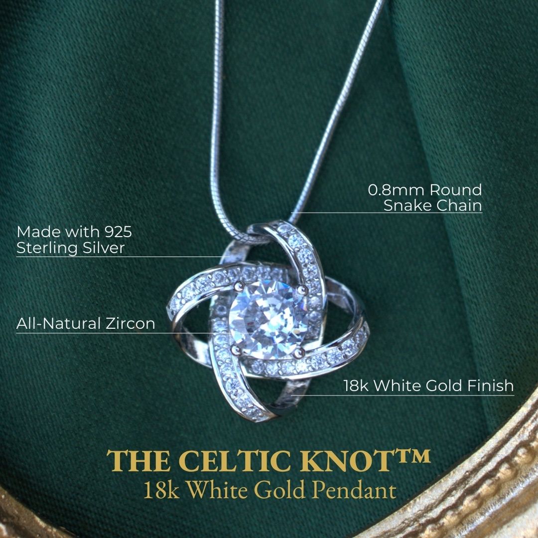 Celtic Knot™ 18K White Gold Pendant
