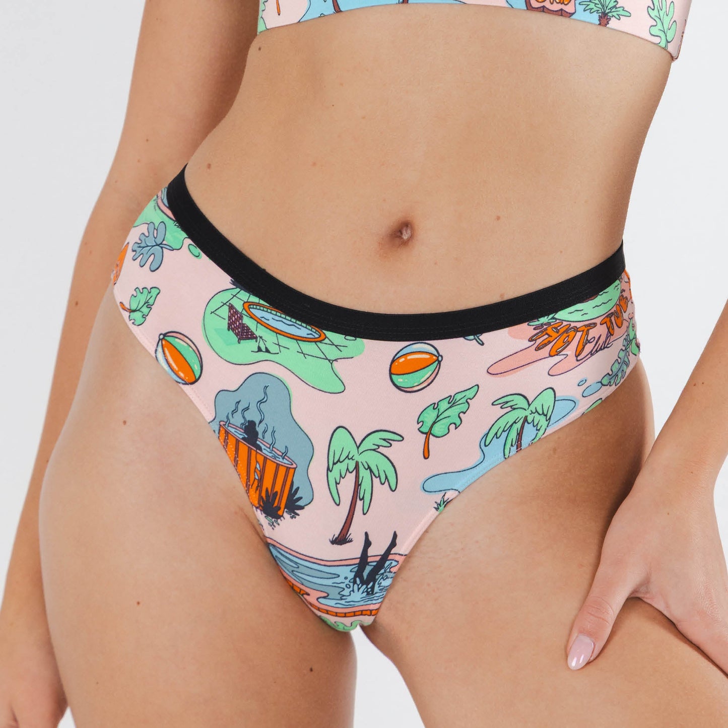 The Motel Hotel | Palm Springs Tropical Cheeky Underwear