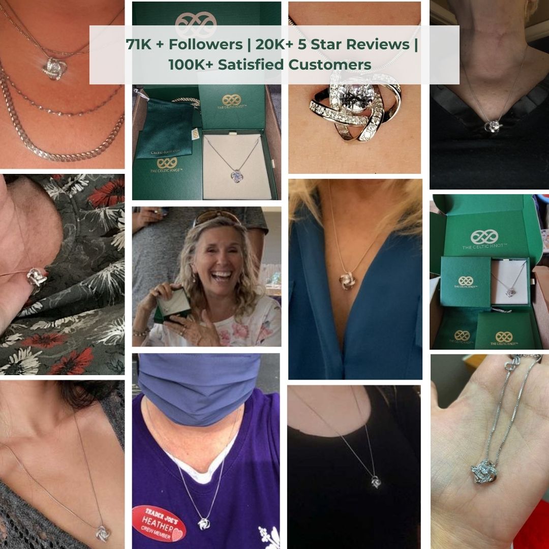 Celtic Knot™ 18K White Gold Pendant