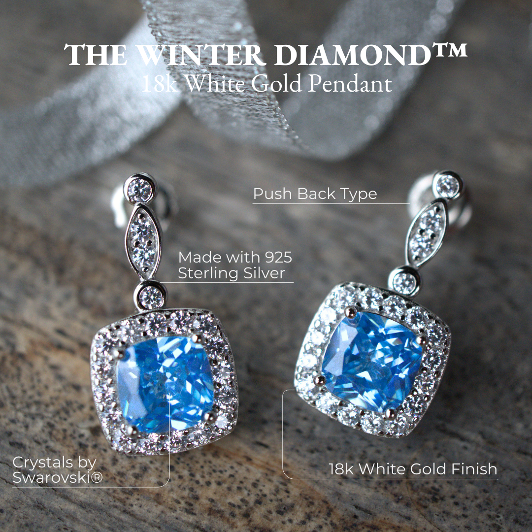 Winter Diamond™ 18K White Gold Earrings