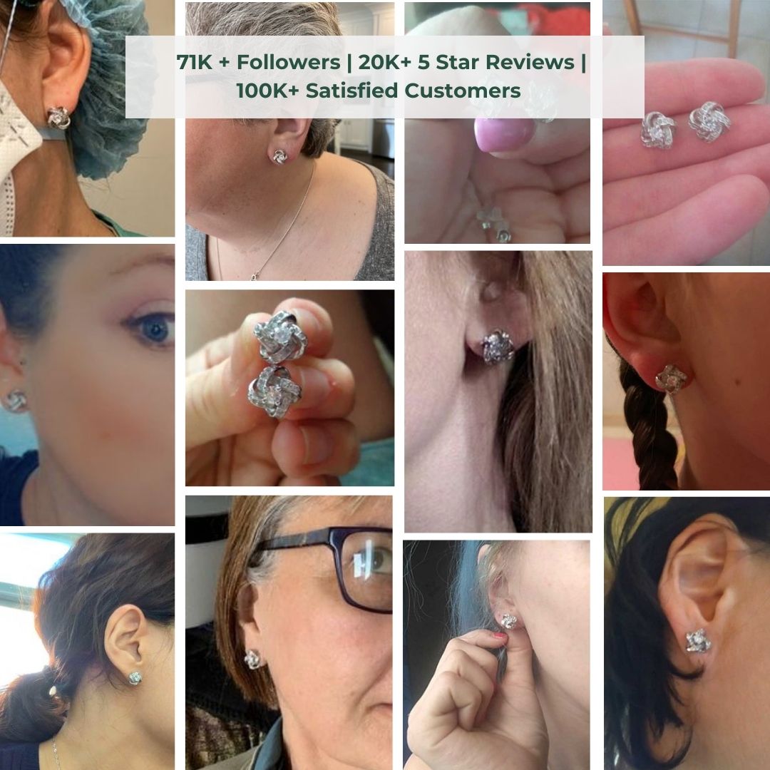 Celtic Knot™ 18K White Gold Earrings