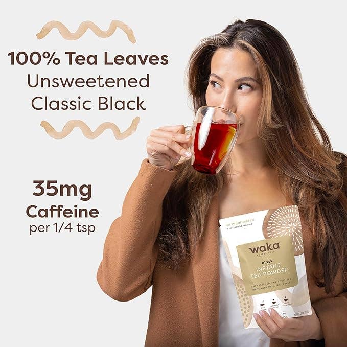 Classic Black Unsweetened Instant Tea Powder 4.5 oz Bag