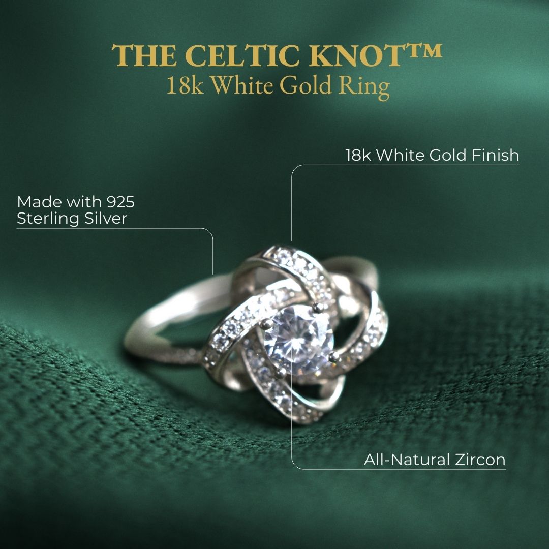 Celtic Knot™ 18K White Gold Ring