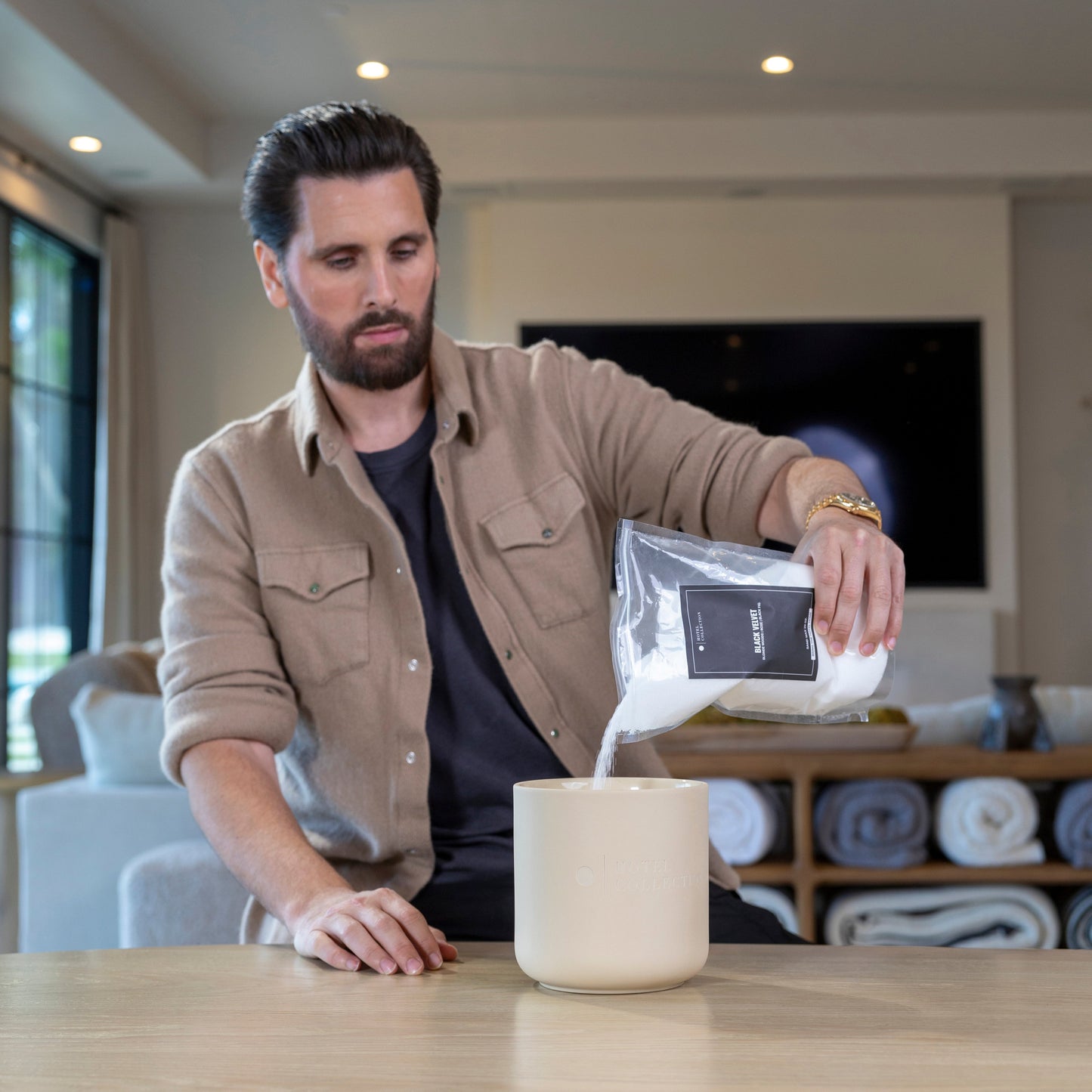 Petite Ceramic Sand Wax Set