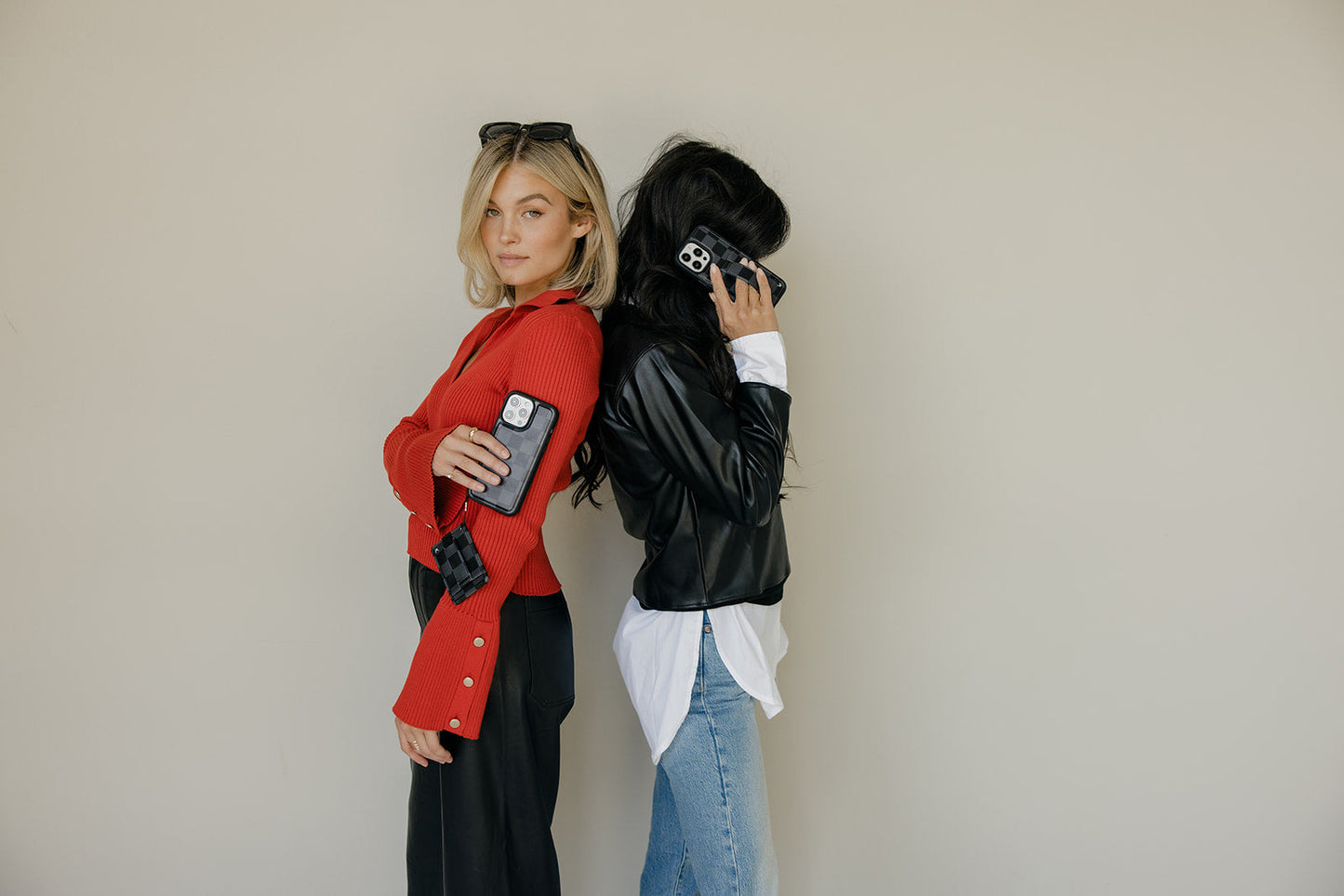 Midnight Check Magnetic Case and Wallet