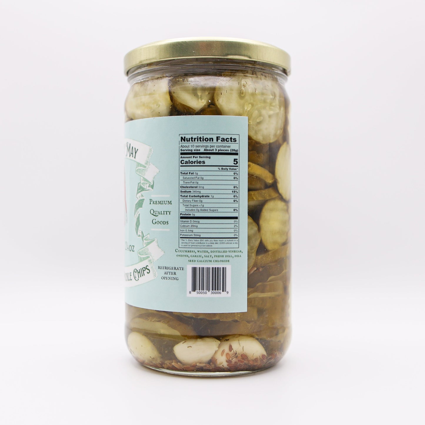 The Lady May Crinkle Dill Pickle Chips - Small Batch Southern Pickles