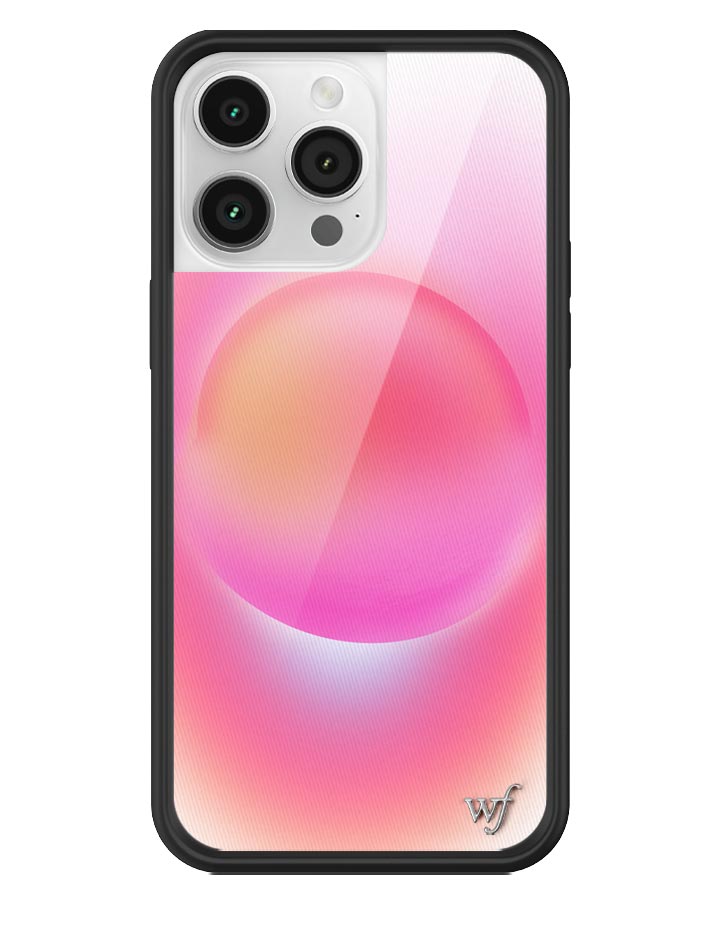 Hot Pink Aura iPhone Case