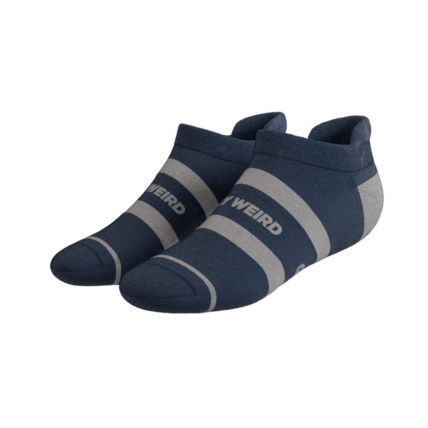 The Arctic | Navy and Grey Heel Hammock™ Ankle Socks