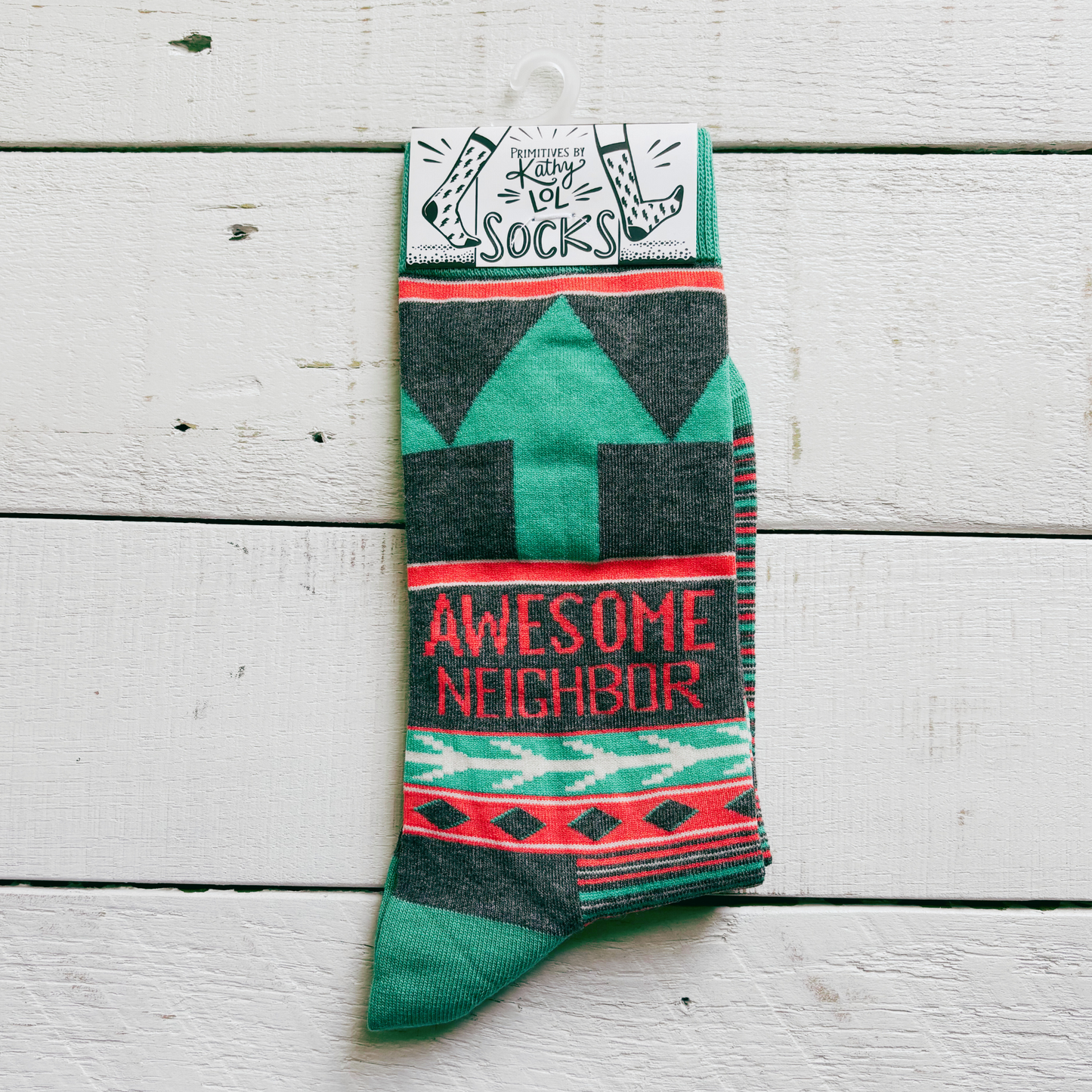 Awesome Neighbor Socks | Unisex Funny Gift Socks | Gift for Her