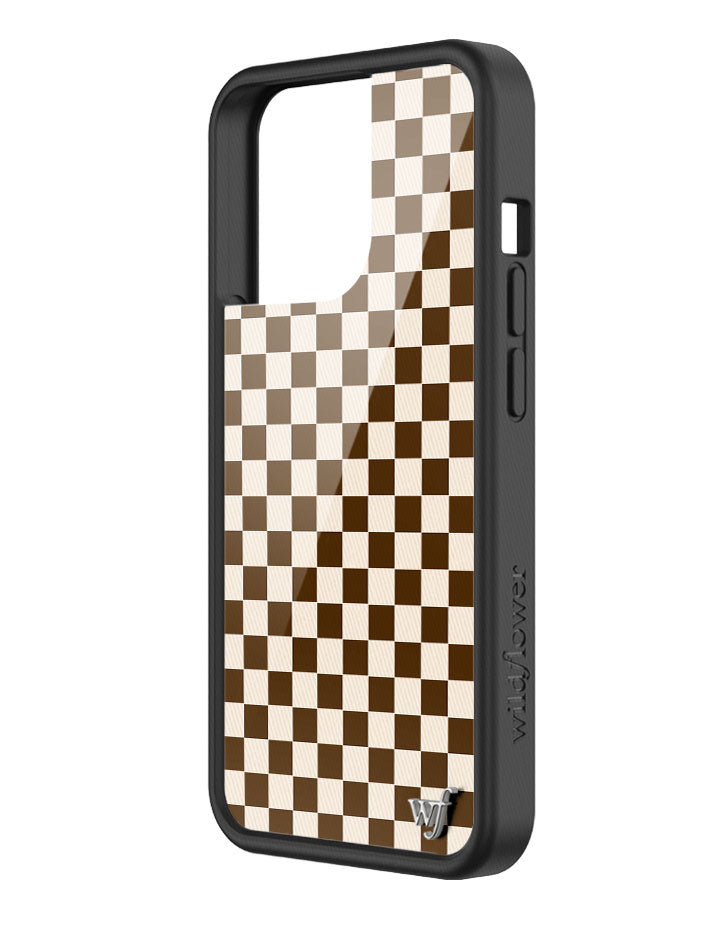 Checkers | Brown iPhone Case