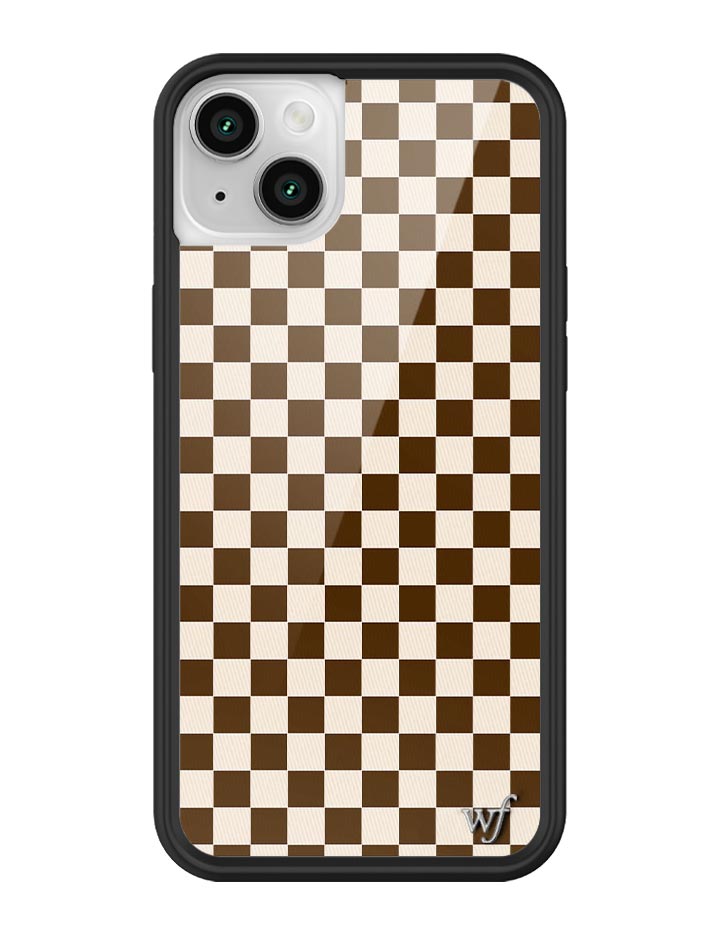 Checkers | Brown iPhone Case