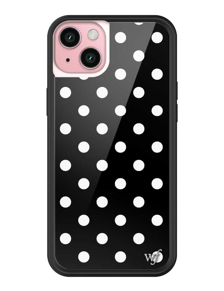 Polka Dot | Black and White iPhone Case