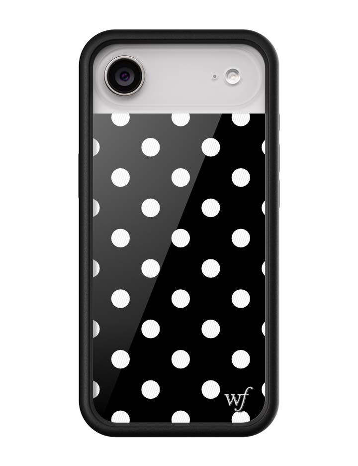 Polka Dot | Black and White iPhone Case