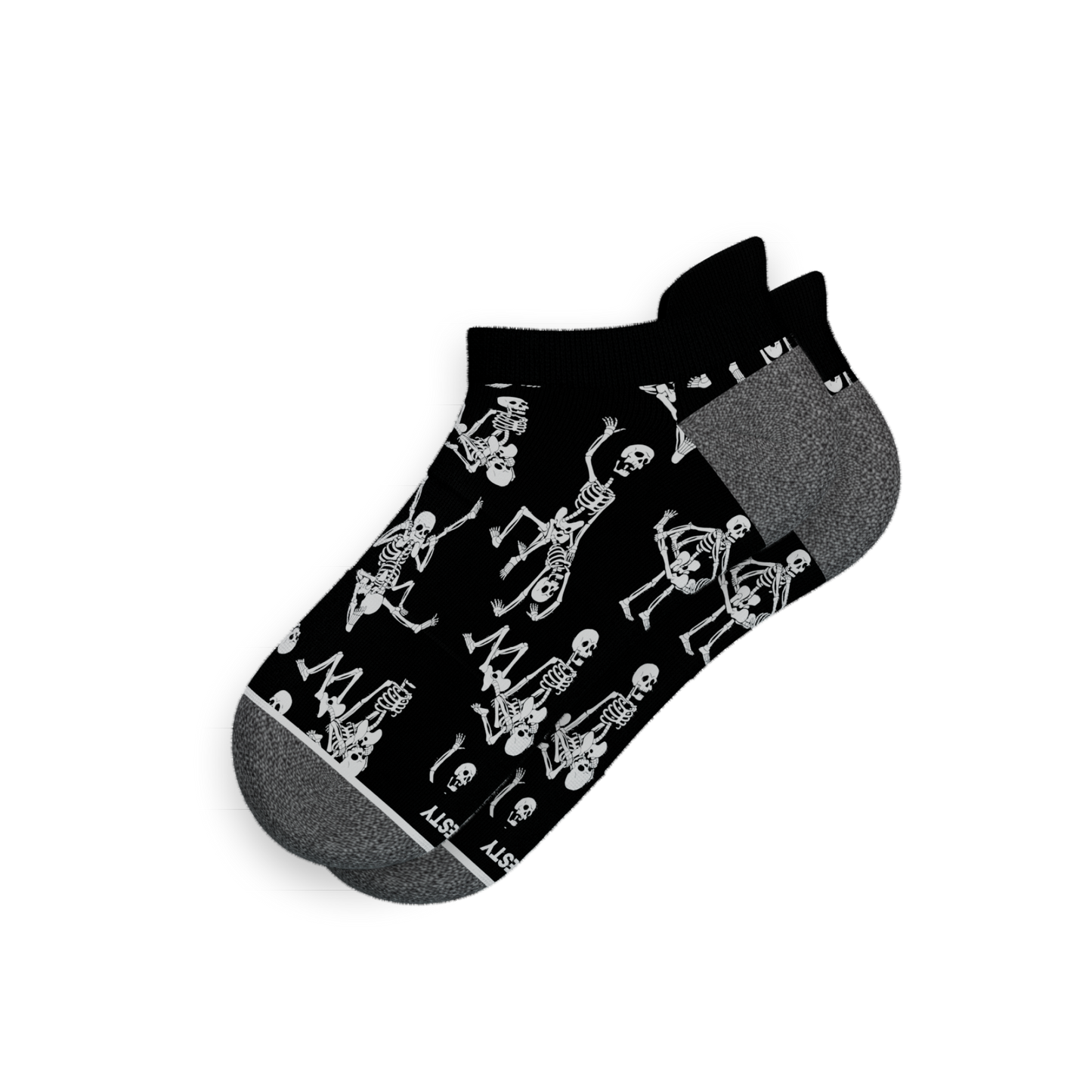 The Bare Back Bones | Skeletons Heel Hammock™ Ankle Socks
