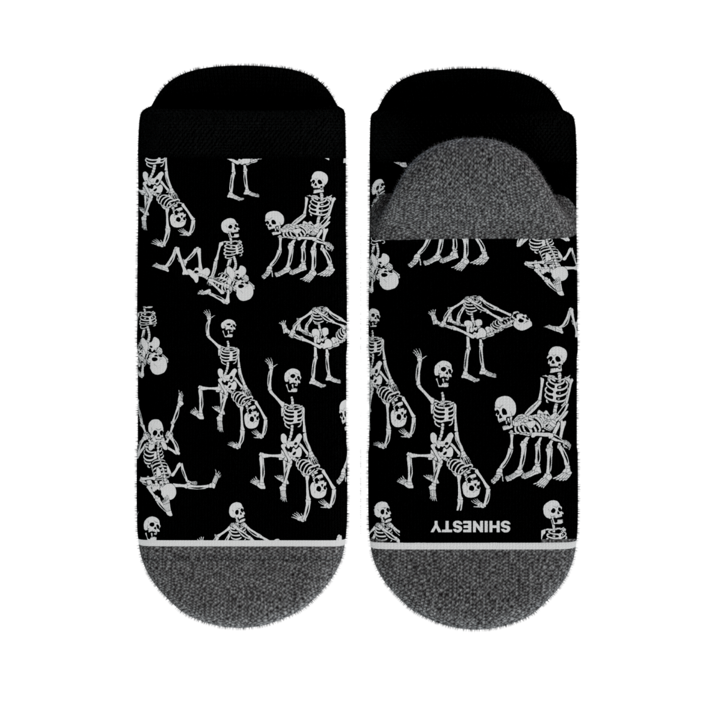 The Bare Back Bones | Skeletons Heel Hammock™ Ankle Socks