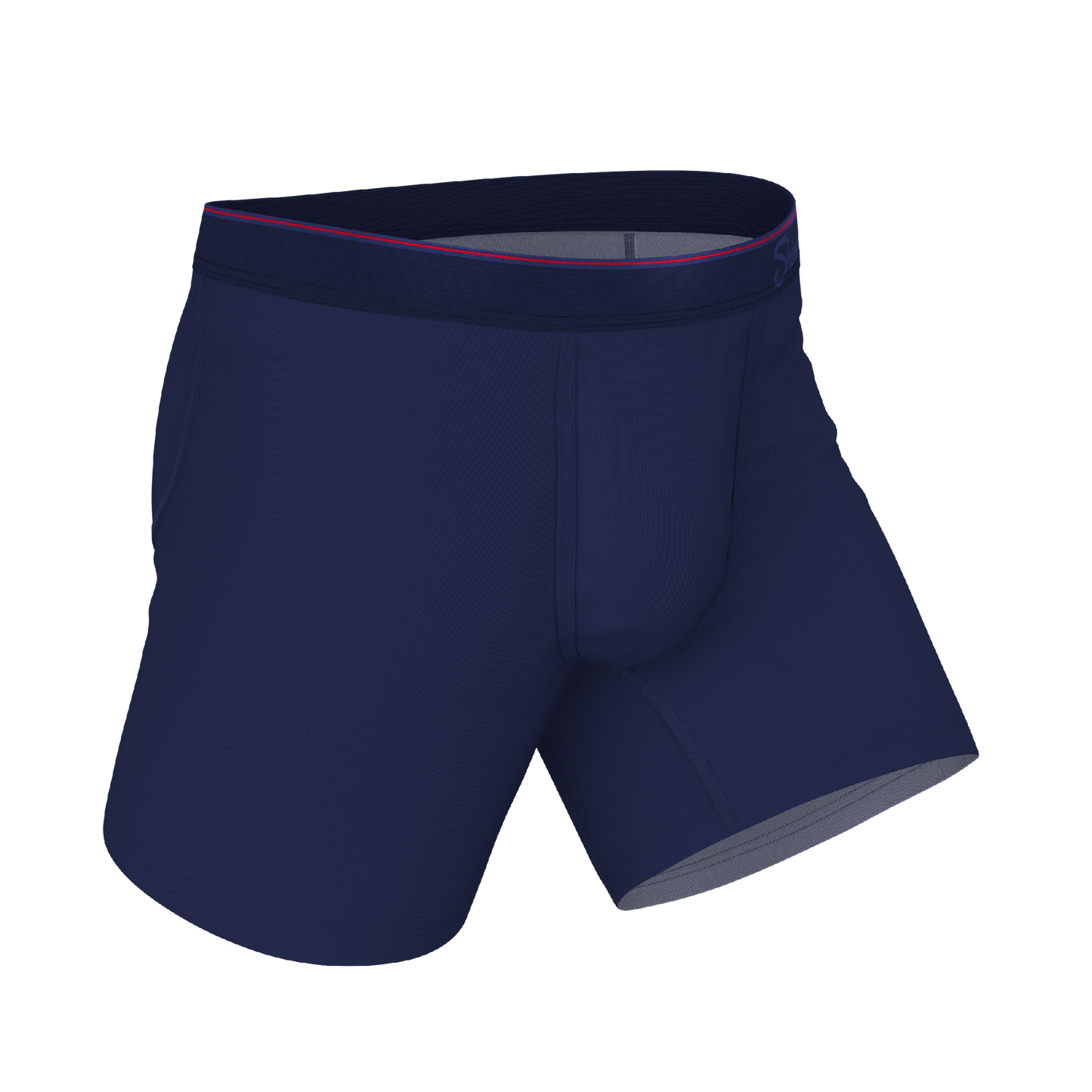 The Blueberry Pie | Red Tip Navy Ball Hammock® Pouch Underwear
