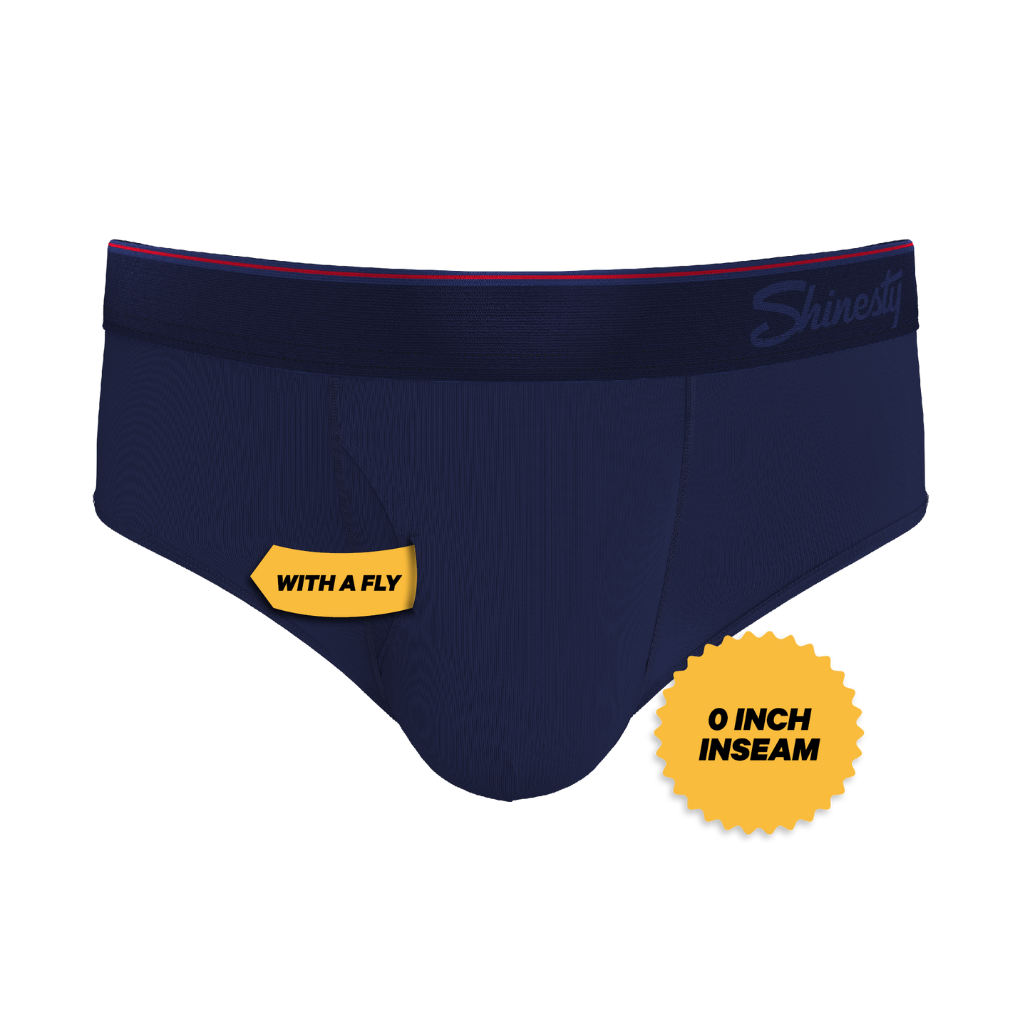 The Blueberry Pie | Red Tip Navy Ball Hammock® Pouch Underwear Briefs