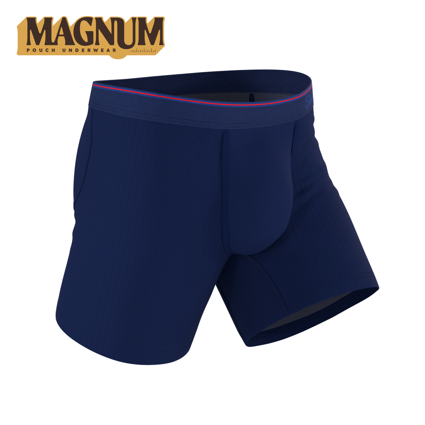 The Blueberry Pie | Red Tip Navy Ball Hammock® Magnum Big Pouch Underwear
