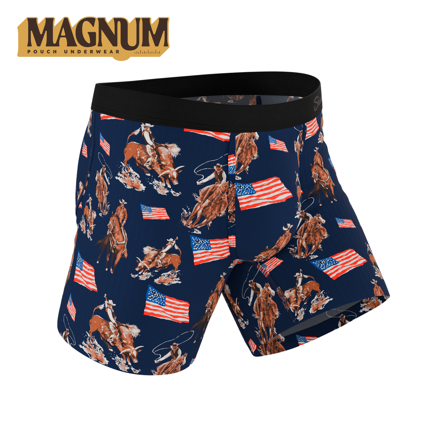 The Bootstraps & Chaps | Americana Cowboy Ball Hammock® Magnum Big Pouch Underwear