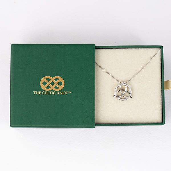 Timeless Triquetra™ 18K White Gold Pendant
