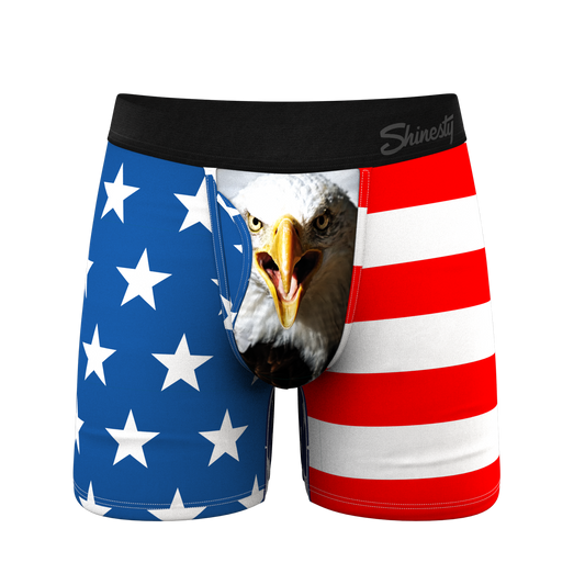 The Mascot | American Flag Ball Hammock® Pouch Underwear With Fly