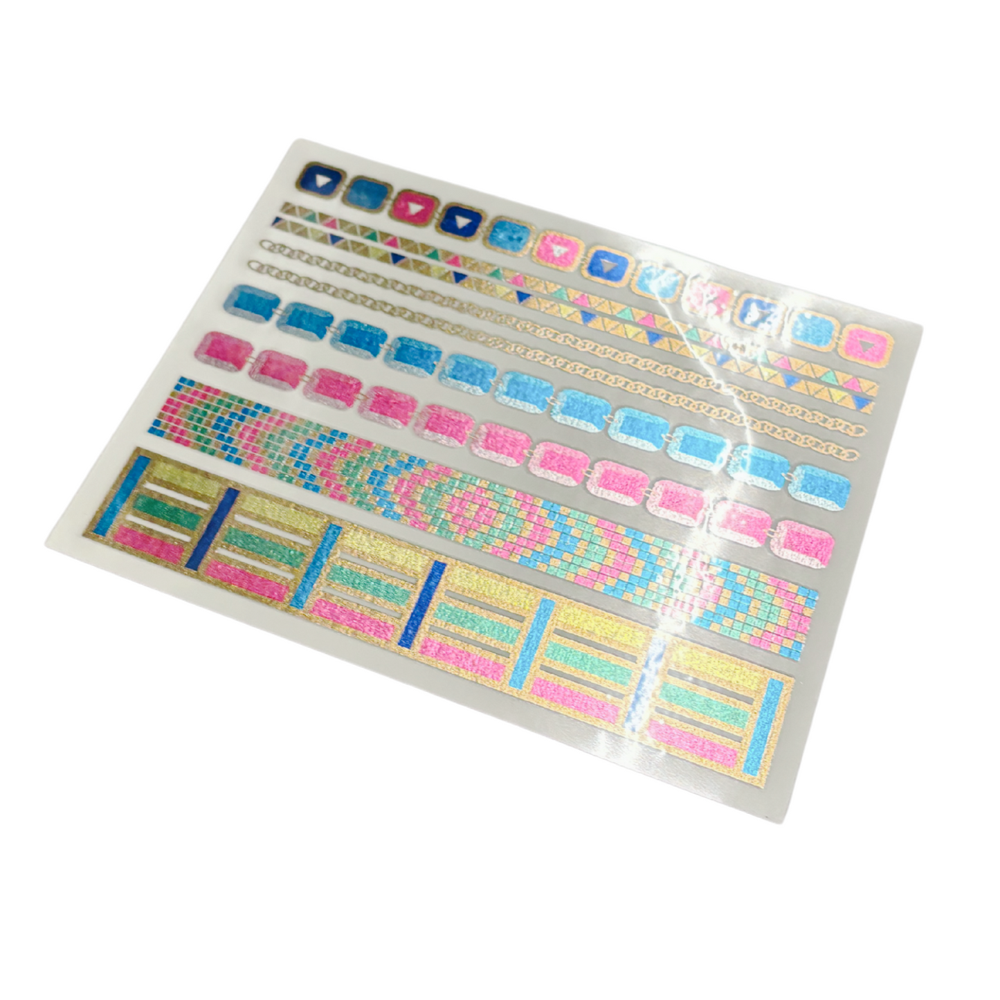 Bracelet Pack Temporary Tattoo Set | 8 Tattoos on a Single Sheet