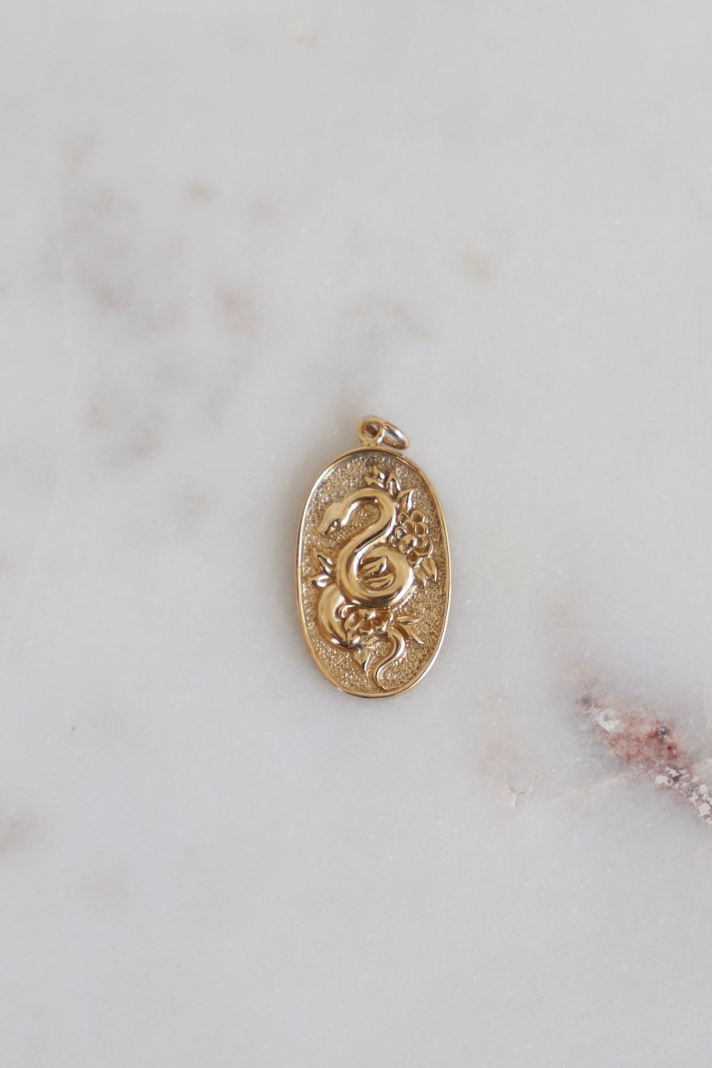 BRONZE SERPENT PENDANT