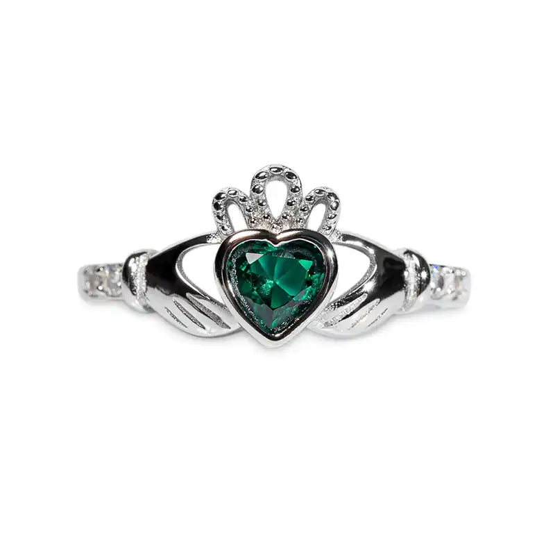 Classic Claddagh™ 18K White Gold Ring