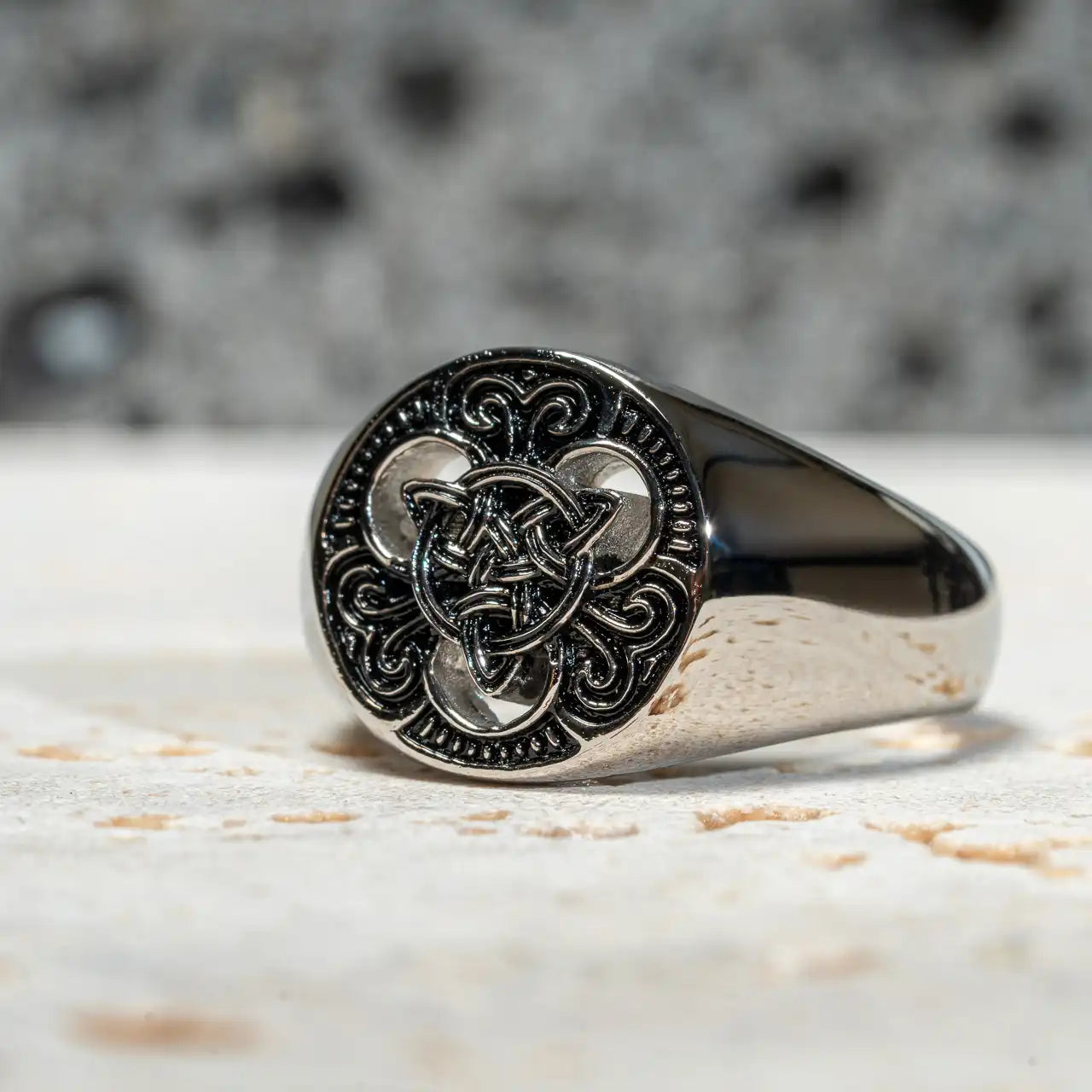 Celtic Knot™ Stainless Steel Men's Ring
