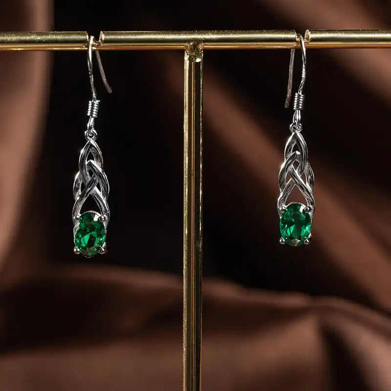 Celtic Magic™ 18K White Gold Earrings