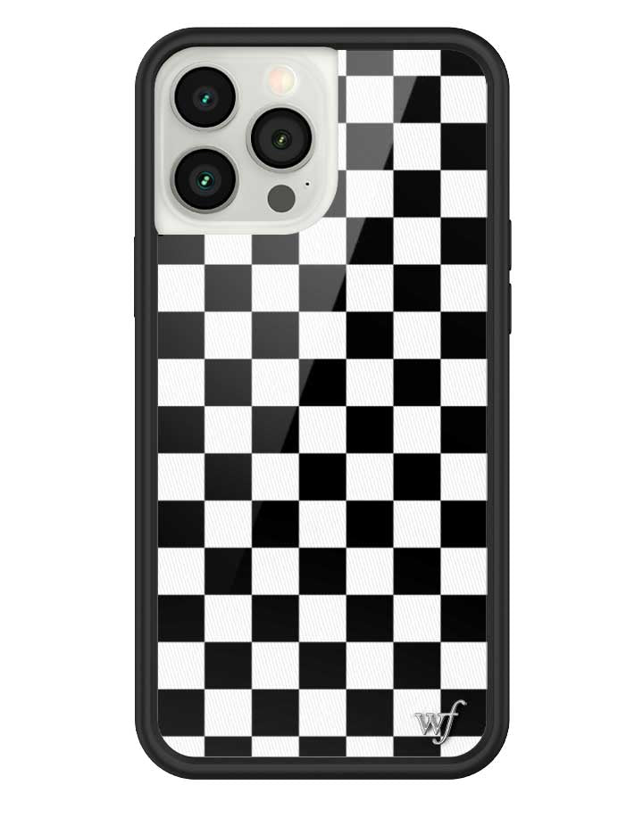 Checkers | Black iPhone Case