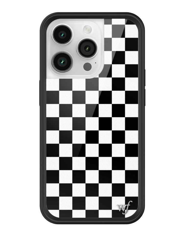 Checkers | Black iPhone Case