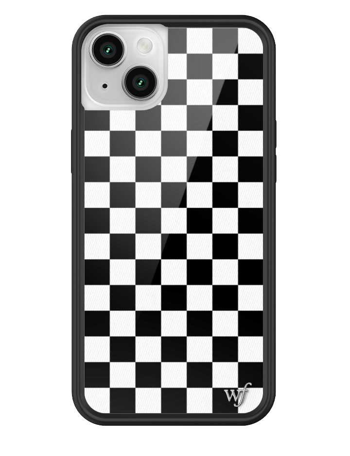 Checkers | Black iPhone Case