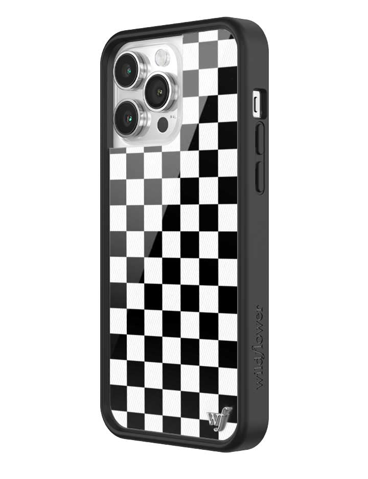 Checkers | Black iPhone Case