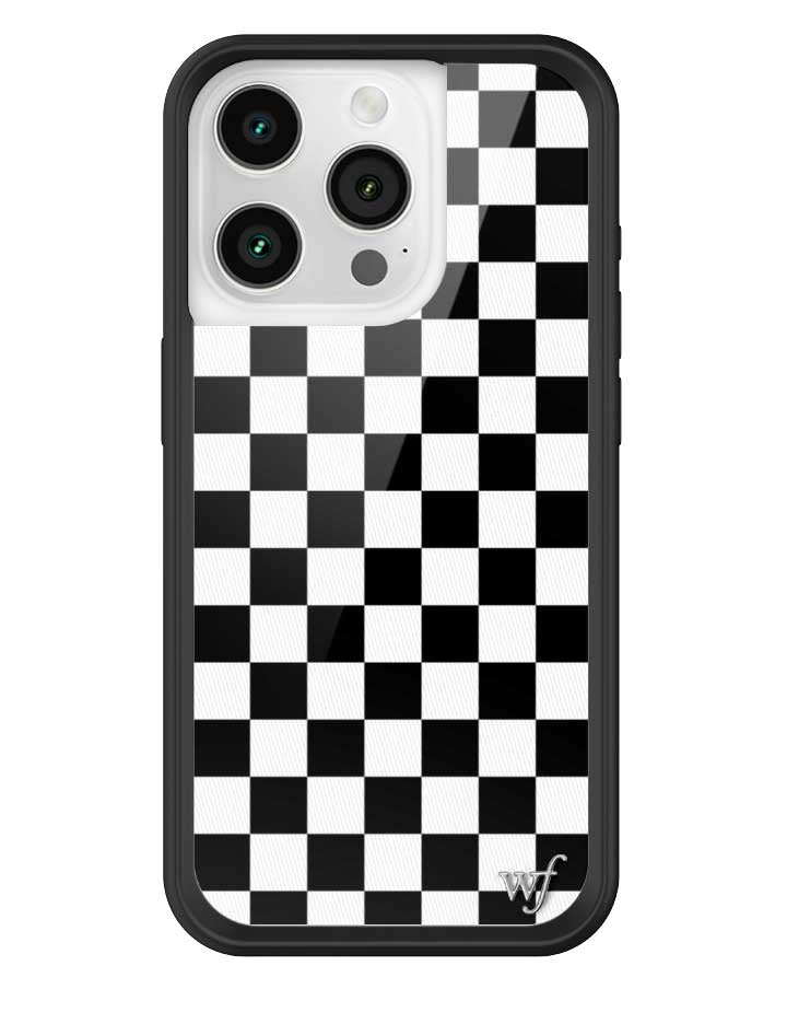 Checkers | Black iPhone Case