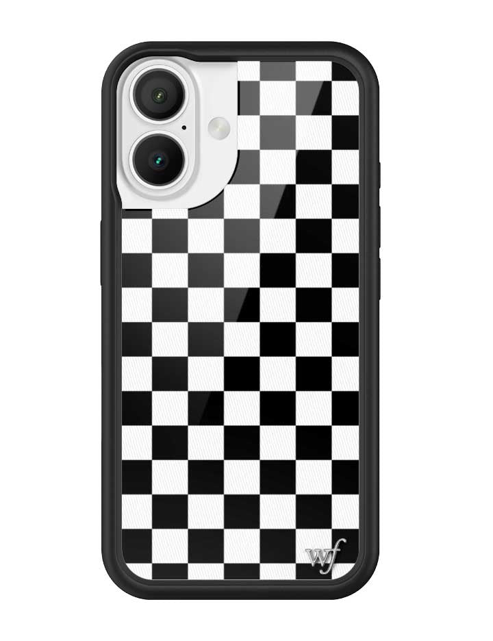 Checkers | Black iPhone Case